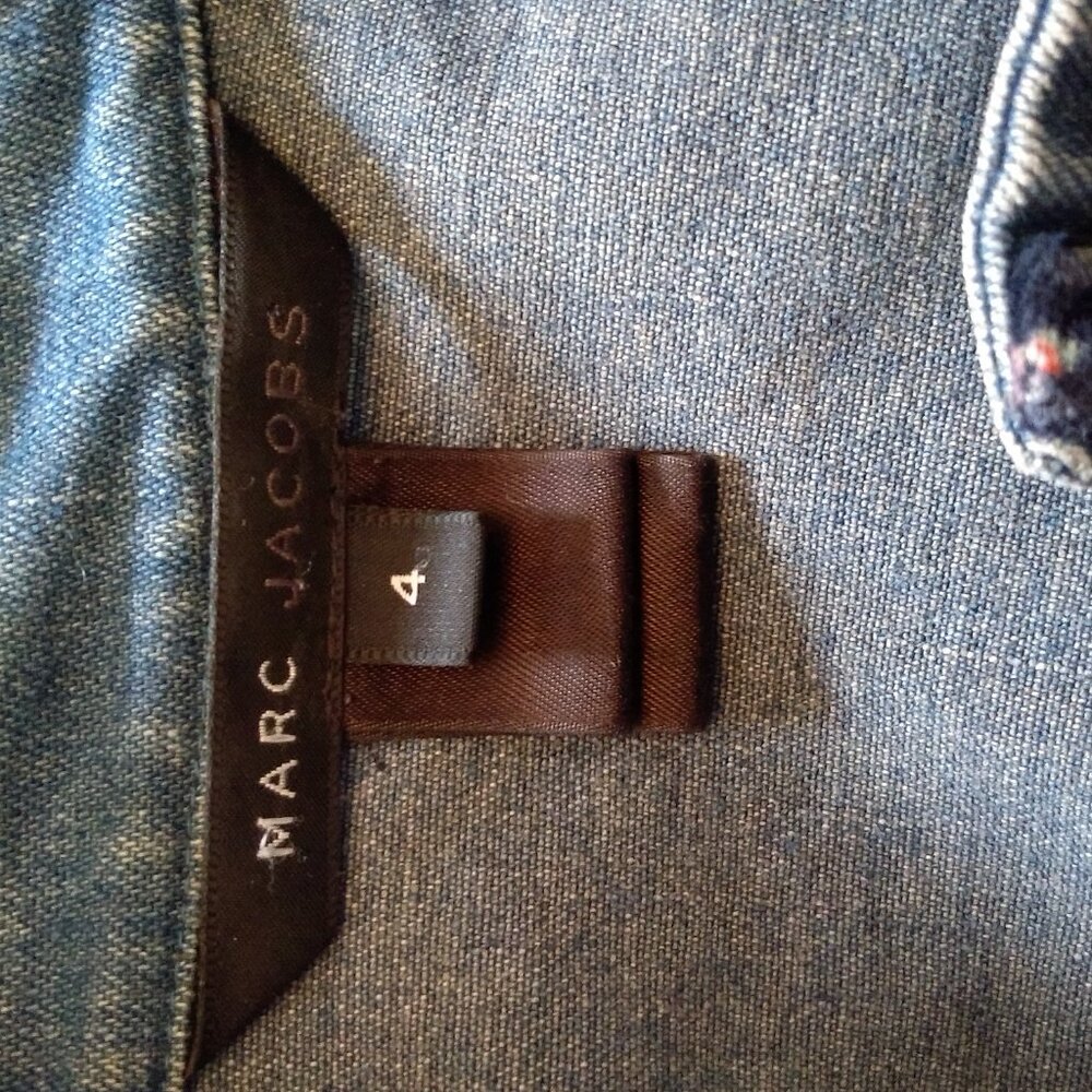 Y2k Marc Jacobs Boho Patchwork Jacket Blazer Size… - image 2